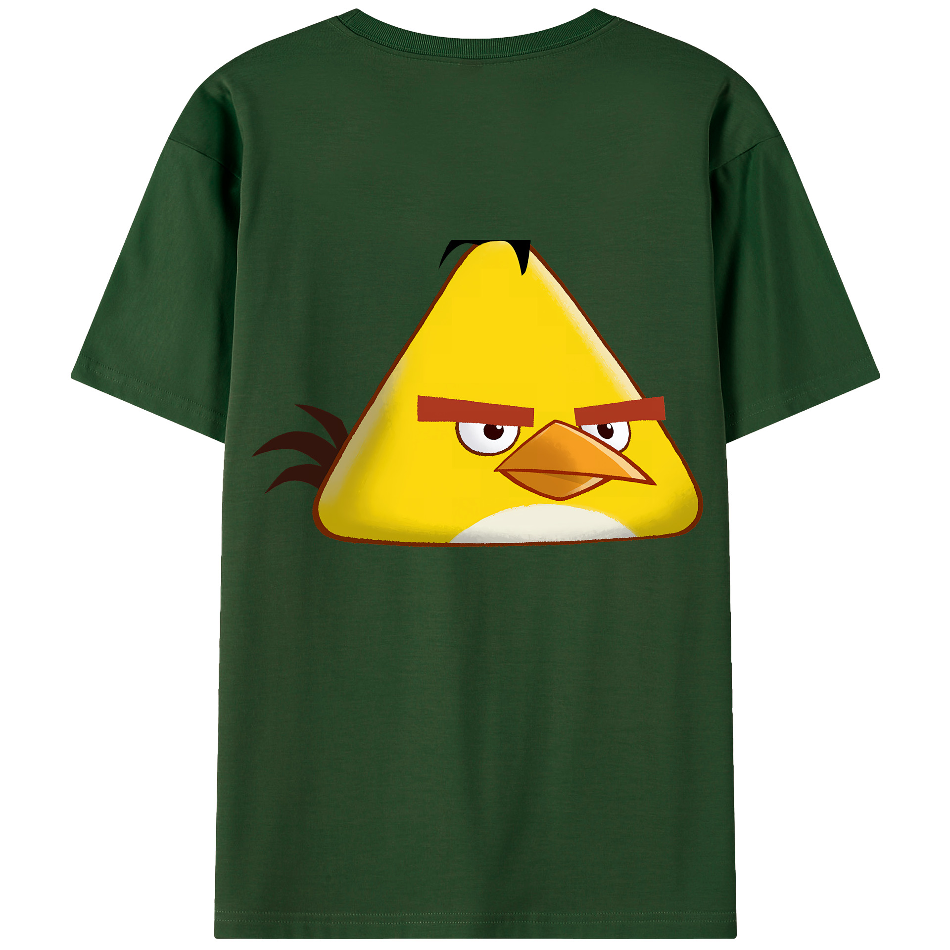 （画像用） Angry Birds アングリーバード 綿100％半袖Tシャツ（背面プリント）